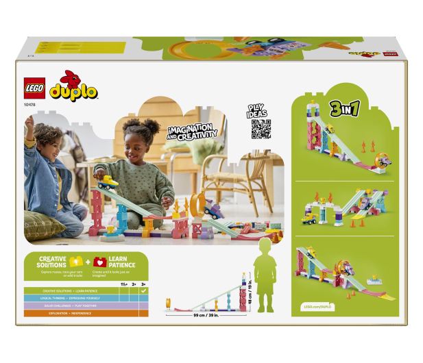 LEGO DUPLO 10478 Kreatywne rampy 3w1 z pojazdami - 1529688 - zdjęcie 8